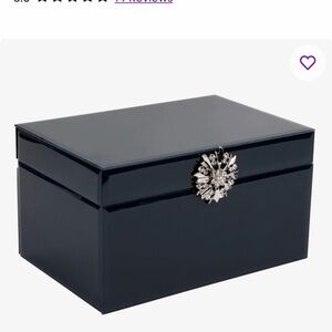 Willa Arlo Interiors Avelar Decorative Box with Decorative Silver Flower Clasp